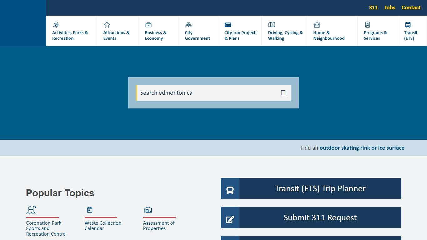 Home City of Edmonton